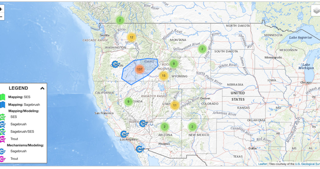 GEM3 research data map