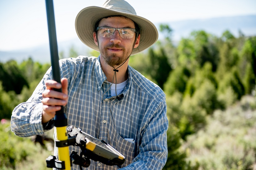 GEM3 researcher collecting field data