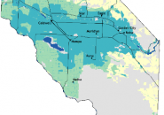 Map of population growth projections for the Treasure Valley in Idaho