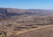 Looking north of Portneuf Valley and Pocatello, southeastern Idaho