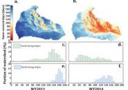 Spatial distribution of days of snow-cover in the Reynolds Creek Watershed, Idaho