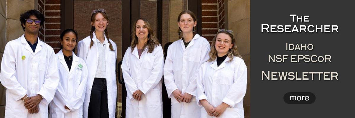 August 2025 Idaho EPSCoR Newsletter - summer research group at LCSC