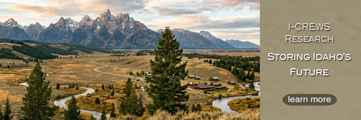 A look across the Stanley Basin towards the Sawtooth Mountains