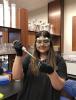 Aaliyah Tovar in lab